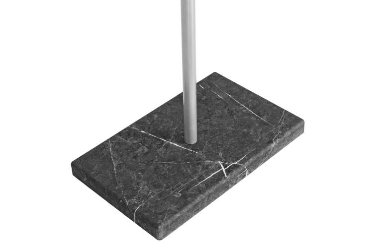 Вешалка напольная Пико 8 черный/металлик/торос графит софт-3