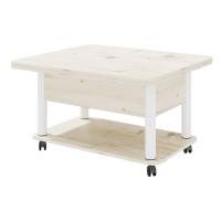 Стол-трансформер Джокер гаскон пайн светлый/белый