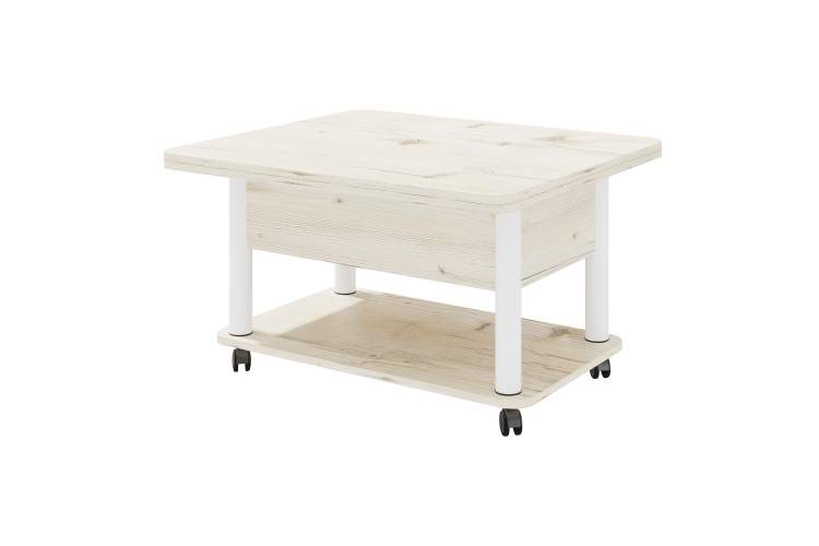 Стол-трансформер Джокер гаскон пайн светлый/белый