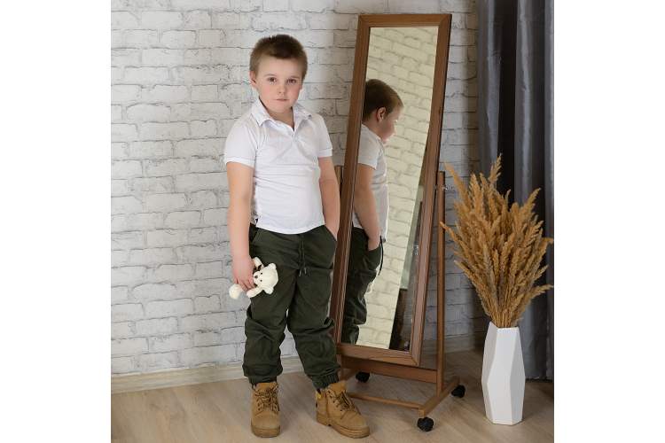 Зеркало напольное В 27Н средне-коричневый 137 см х 42,5 см-10