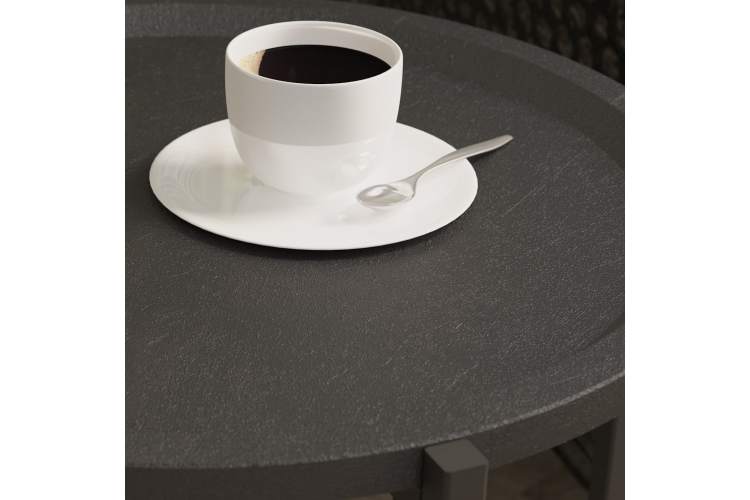 Стол журнальный Бьерн черный лофт/черный-3