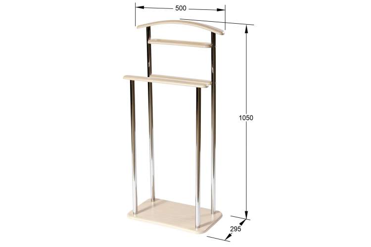 Вешалка костюмная Элдридж дуб беленый-2