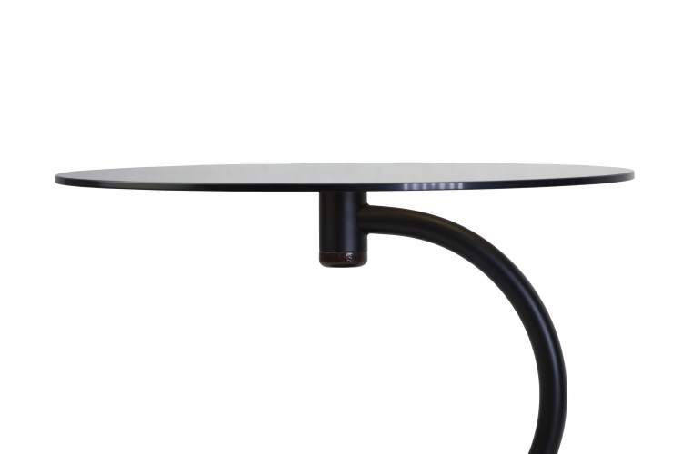 Стол журнальный Дуэт 13Н черный/венге/тонированное-3