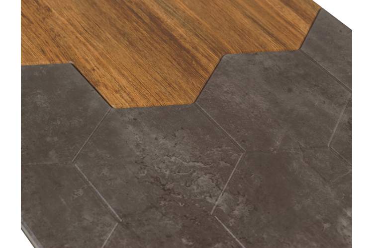 Стол журнальный Китч дуб американский/серый бетон-1