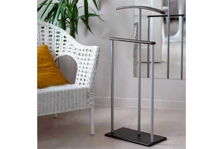 Вешалка костюмная Дэви 1 металлик/венге-7