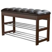 Банкетка Грейс орех, к/з Ева 1, каретная стяжка Л в гостиную