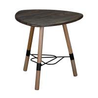 Стол журнальный Лючия 2104 черный/бук/дуб маррон в гостиную