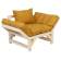 Кресло Бинго ткань savana plus yellow, каркас лак