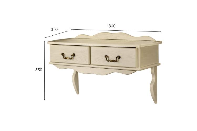 Консоль Берже 20 слоновая кость-4