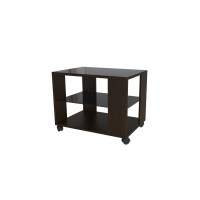 Стол журнальный BeautyStyle 5 венге/стекло черное