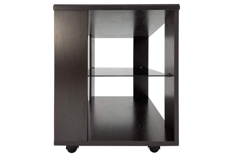 Стол журнальный BeautyStyle 5 венге/стекло черное-2