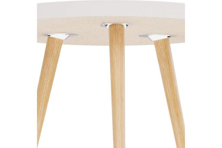 Стол журнальный Келли белый/бежевый-2