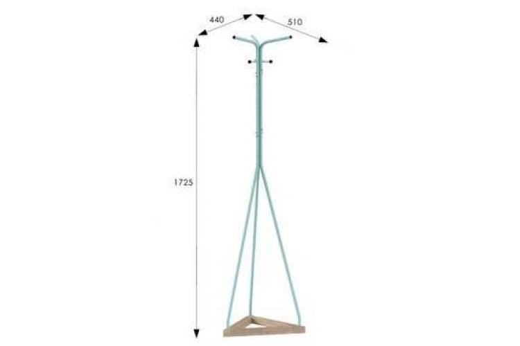 Вешалка напольная Галилео 213 бирюзовый/шимо-6