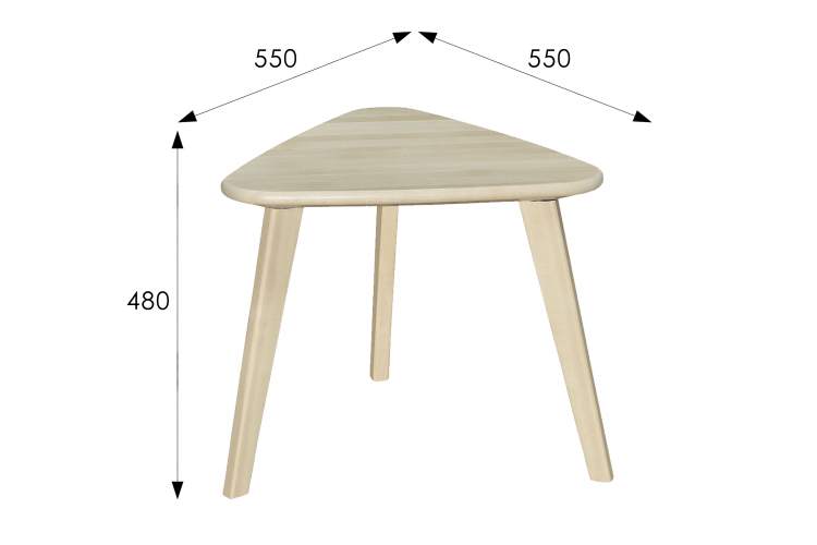 Стол журнальный Ретро лак-4