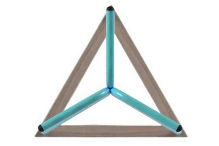 Вешалка напольная Галилео 213 бирюзовый/шимо-2