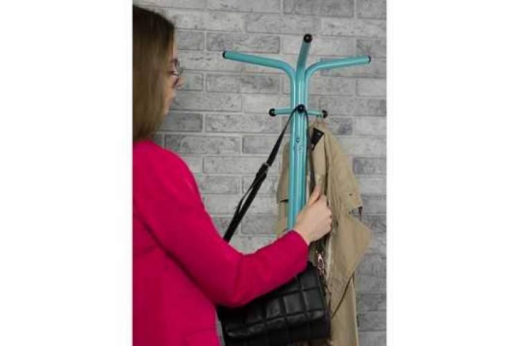 Вешалка напольная Галилео 213 бирюзовый/шимо-4