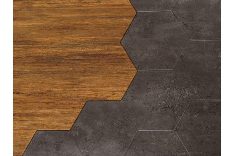 Стол журнальный Китч дуб американский/серый бетон-2