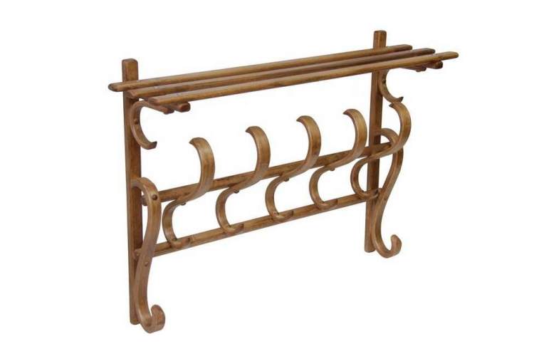 Вешалка настенная В 7Н светло-коричневый