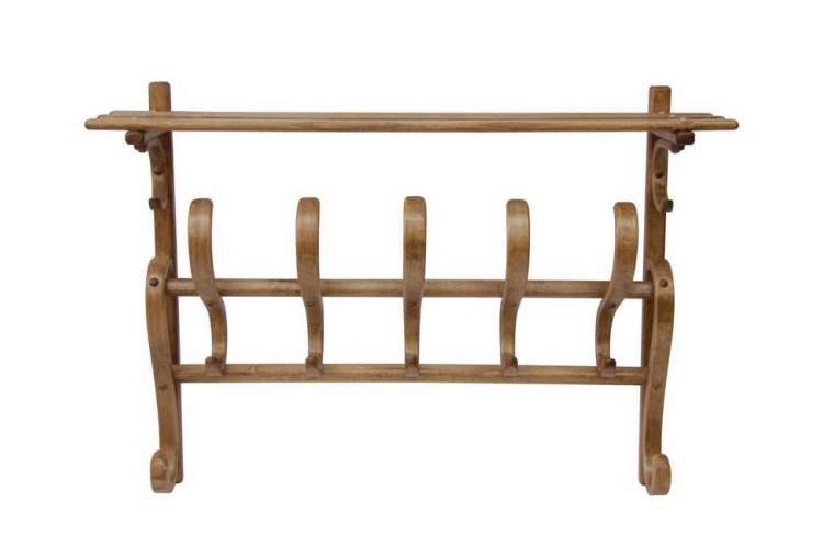 Вешалка настенная В 7Н светло-коричневый-1