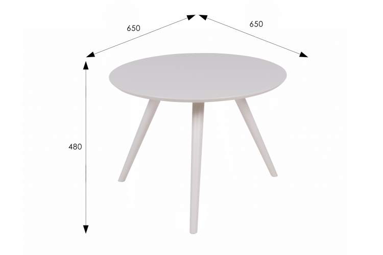 Стол журнальный Лорейн 3 бежевый-1