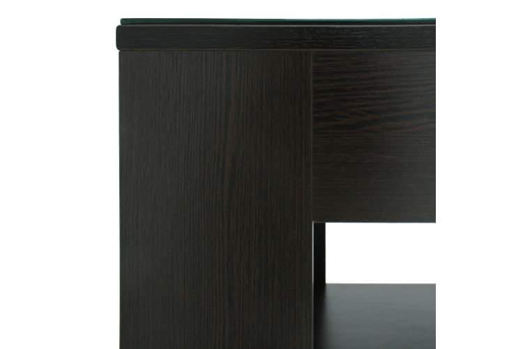 Стол журнальный BeautyStyle 26 венге/стекло черное-3