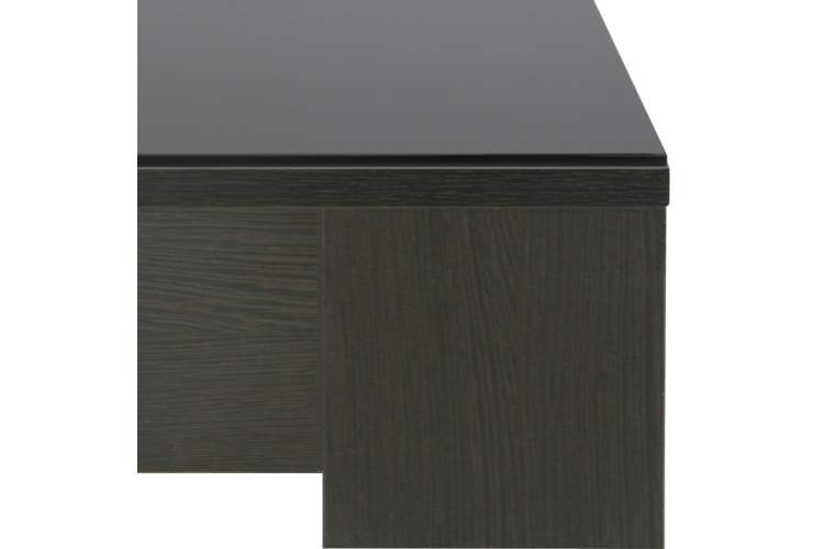 Стол журнальный BeautyStyle 26 венге/стекло черное-5