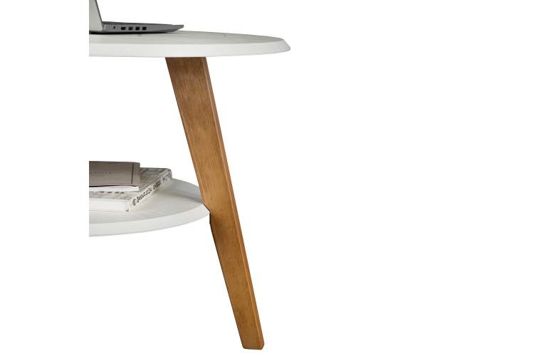 Стол журнальный BeautyStyle 17 белый/бук-3