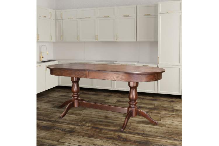 Стол обеденный Тарун 5 раздвижной орех 190/250*84-2