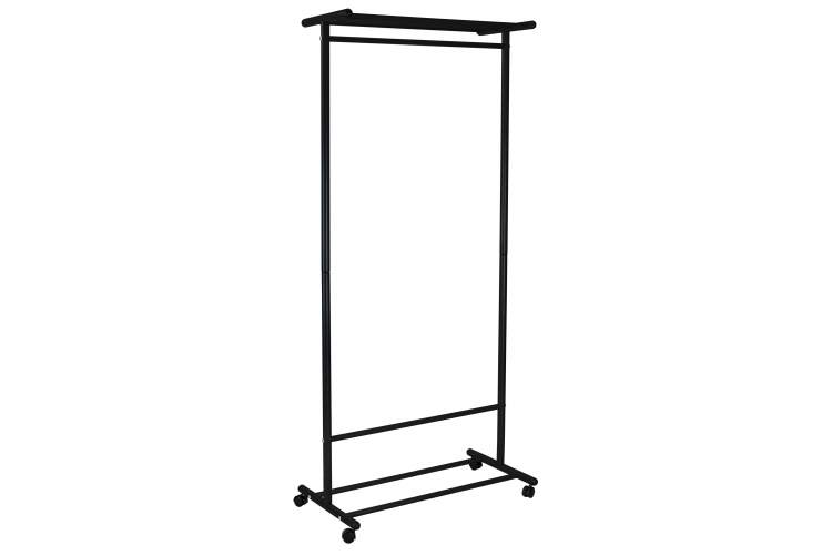 Вешалка напольная на колесах М 9 чёрный