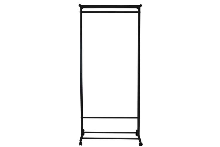 Вешалка напольная на колесах М 9 чёрный-1