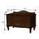 Тумбочка Джульетта широкая 2 ящика орех Л