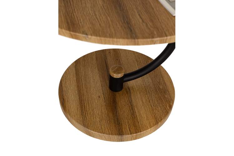 Стол журнальный Дуэт 13 дуб вотан/черный-4