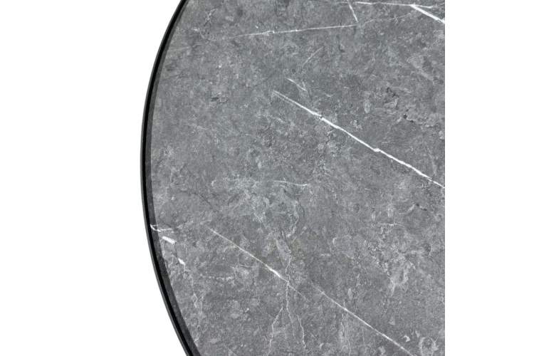 Стол журнальный МеталлАрт М011 БОЛЬШОЙ черный мрамор/черный-3