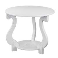 Стол журнальный Грация (М) ЛАЙТ белый