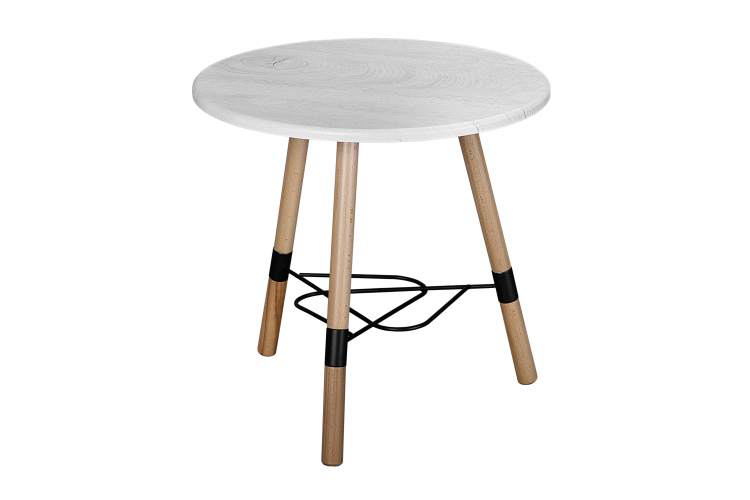 Стол журнальный Лючия 3103 серый бетон/бук/дуб дымчатый