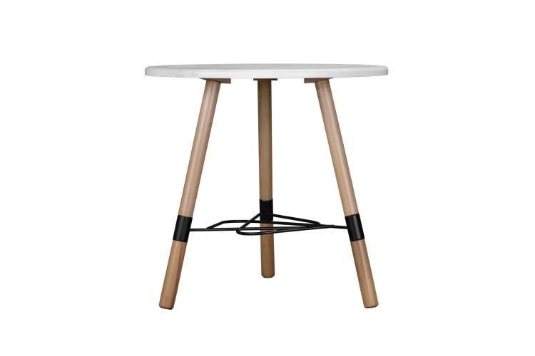 Стол журнальный Лючия 3103 серый бетон/бук/дуб дымчатый-1