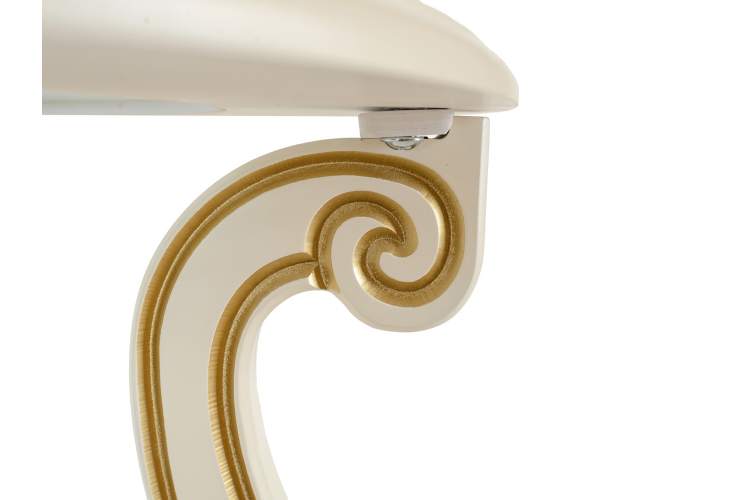 Стол журнальный Грация (С) слоновая кость/золото-1