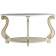 Стол журнальный Овация (М) слоновая кость/золото