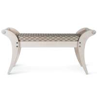 Банкетка Тифани белый ясень в гостиную