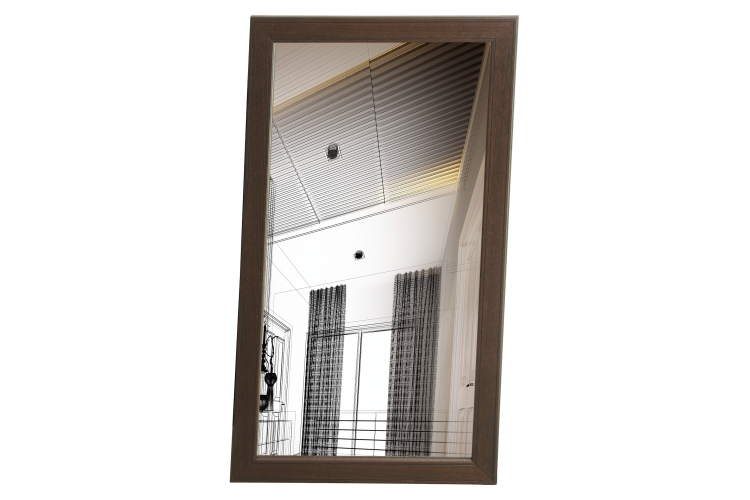 Зеркало Васко В 61Н темно-коричневый/патина 110 см х 60 см-2