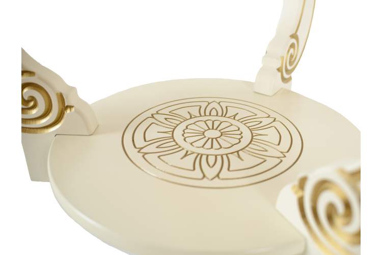 Стол журнальный Грация (С) слоновая кость/золото-4