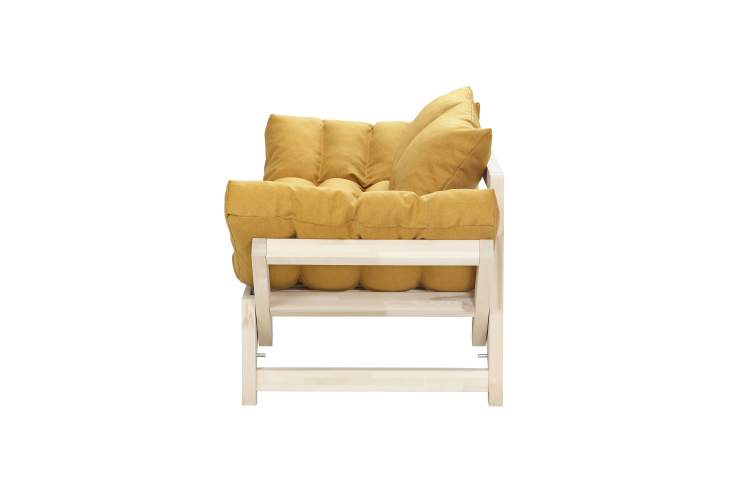 Диван Бинго ткань savana plus yellow, каркас лак-4