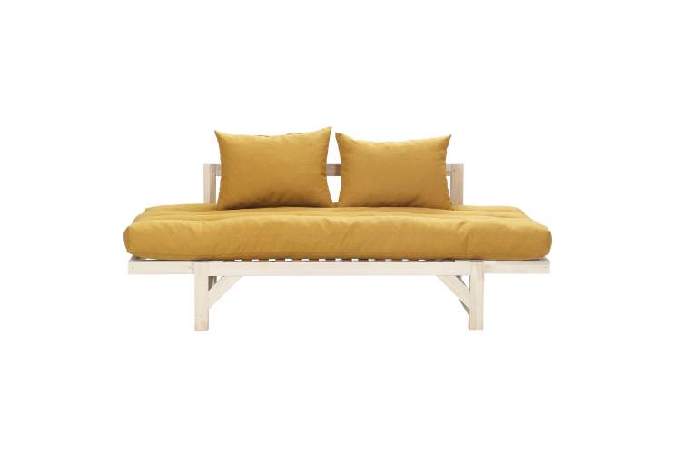 Диван Бинго ткань savana plus yellow, каркас лак-6