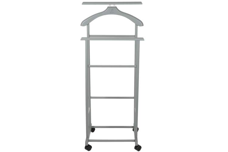 Вешалка костюмная на колесах В 22Н серый-1