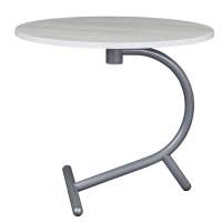 Стол журнальный Дуэт 14 дуб дымчатый/металлик в гостиную