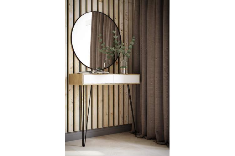 Стол-консоль Телфорд дуб сонома/белый-3