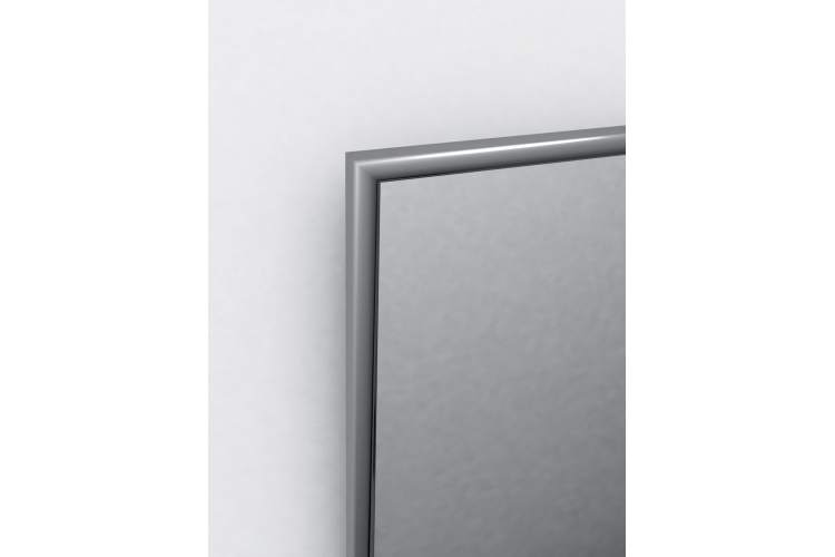 Зеркало настенное в раме Сельетта-5, матовое серебро 150 см х 50 см-1