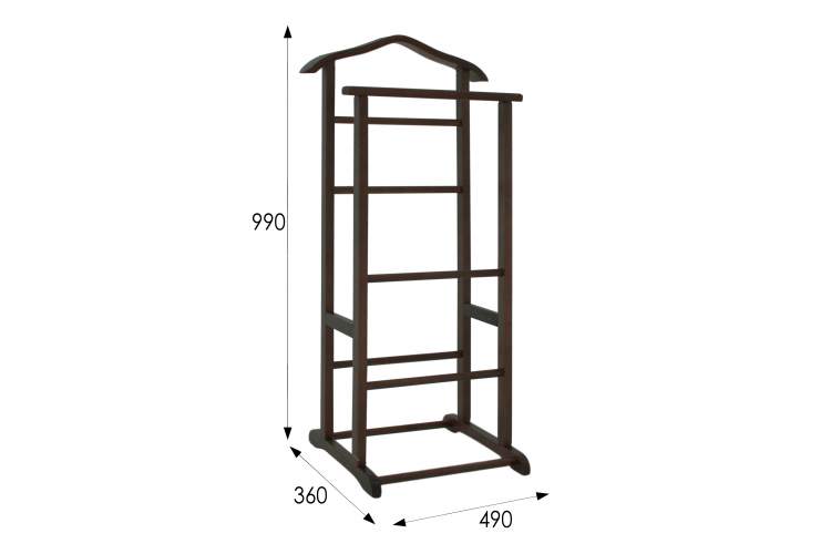 Вешалка костюмная Слуга 1 венге-10