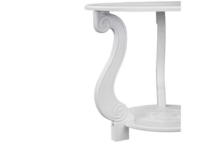 Стол журнальный Грация (М) ЛАЙТ белый-5