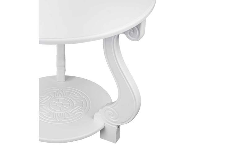 Стол журнальный Грация (М) ЛАЙТ белый-6